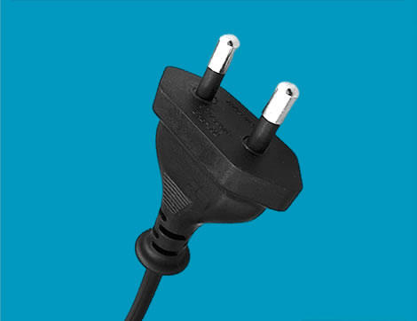 India BIS 2 Pins ISI 1293 Plug 6A, India Power Supply Cords